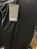 Brand New Isabella Oliver Maternity Black Off Shoulder Stretch Draped Evening Dress - Size Maternity 2 UK 10