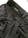 Isabella Oliver Maternity Navy Pussy Bow L/S Jersey Dress - Size Maternity 2 UK 10