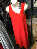 Brand New Isabella Oliver Maternity Red Drape Asymmetric Dress - Size Maternity 1 UK 8