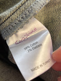 Brand New Seraphine Maternity Blue Denim Mini Skirt - Size Maternity UK 6