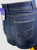 Brand New Seraphine Maternity Blue Denim Mini Skirt - Size Maternity UK 6