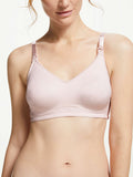 John Lewis Isabelle Microfibre White Stripe 2 x Nursing Bra Bundle - Size Maternity UK 36D