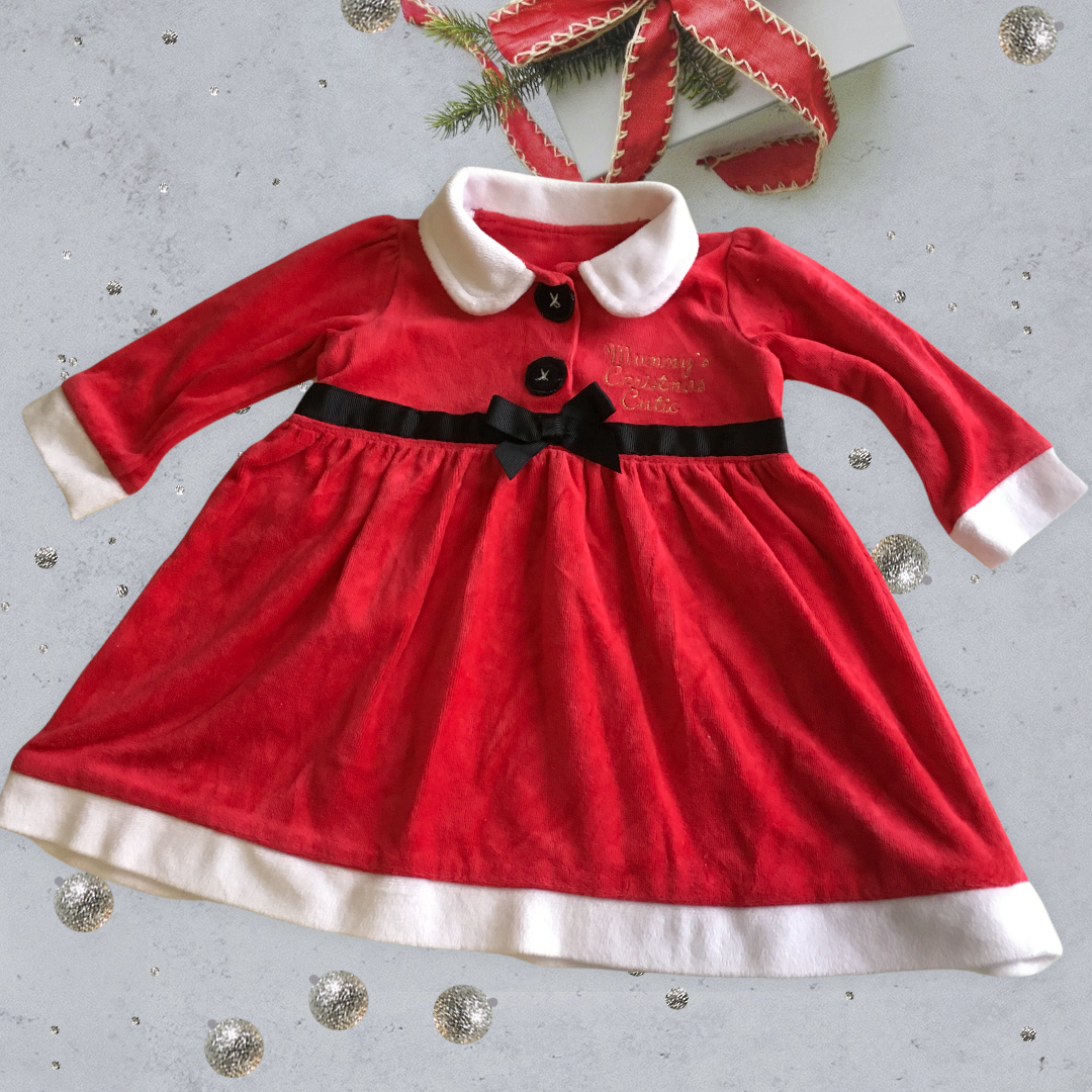 Baby girl santa dress hot sale
