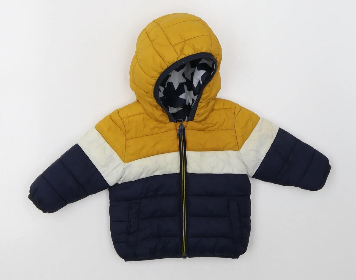 Next boys yellow coat online