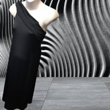 Brand New Isabella Oliver Maternity Black Off Shoulder Stretch Draped Evening Dress - Size Maternity 2 UK 10