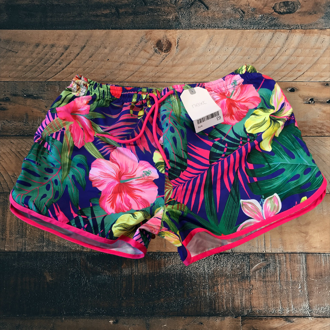 Floral shorts girls top