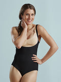 Cantaloop Maternity Postnatal Black Shaping Bodysuit - Size Maternity UK XL