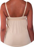 Cantaloop Maternity Tan Pregnancy & Nursing Tank Top Vest - Size Maternity UK S - XL