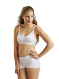 Cantaloop Maternity White Seam Free Adjustable Nursing Bra - Size Maternity UK S - XL