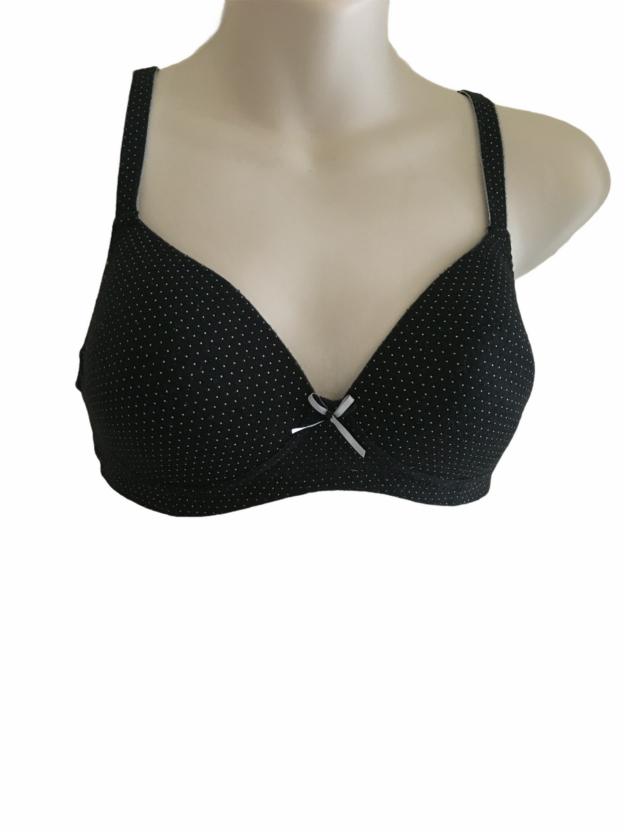 Blooming Marvellous Black Polkadot Soft Cup Non Wired Maternity Bra - –  Growth Spurtz