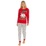 Brand New Family Christmas Pyjamas Matching Set Pudding Design PJs Babies Kids Ladies Mens - Unisex