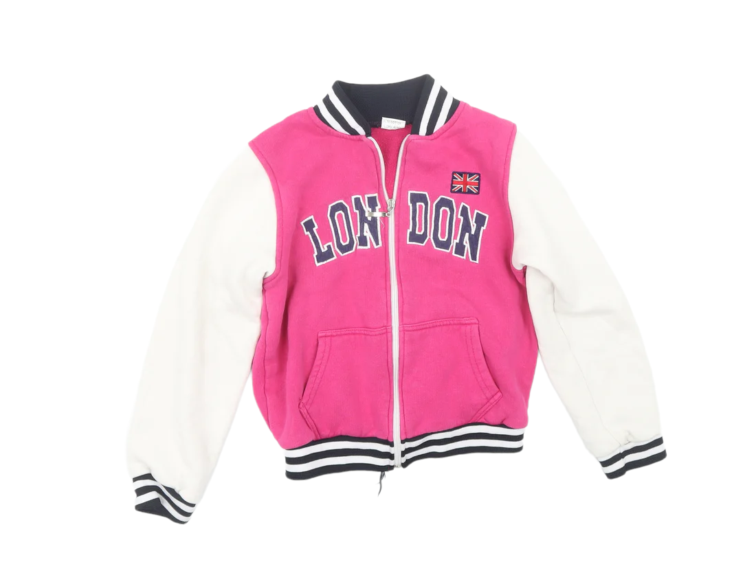 Pink letterman jacket shop