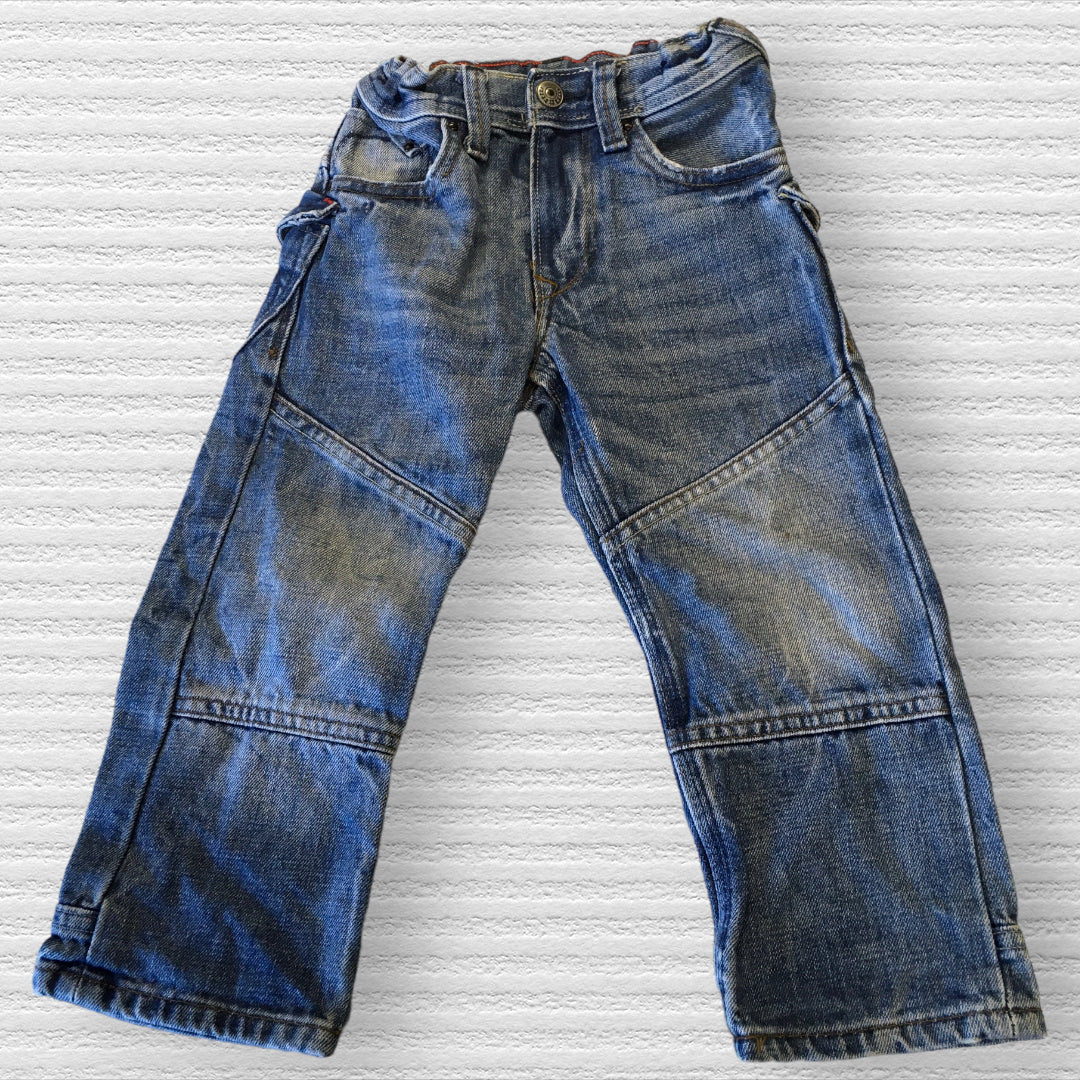 H M Bragg Boys Mid Blue Classic Jeans Boys 2 3yrs