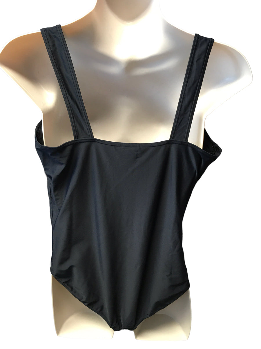 Moda at Mothercare Black White Classic Style Swimsuit Size