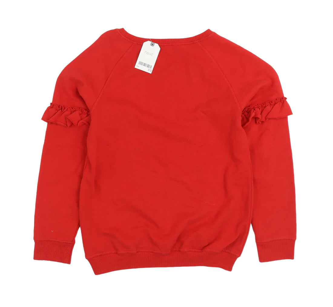 Red slogan jumper 2025