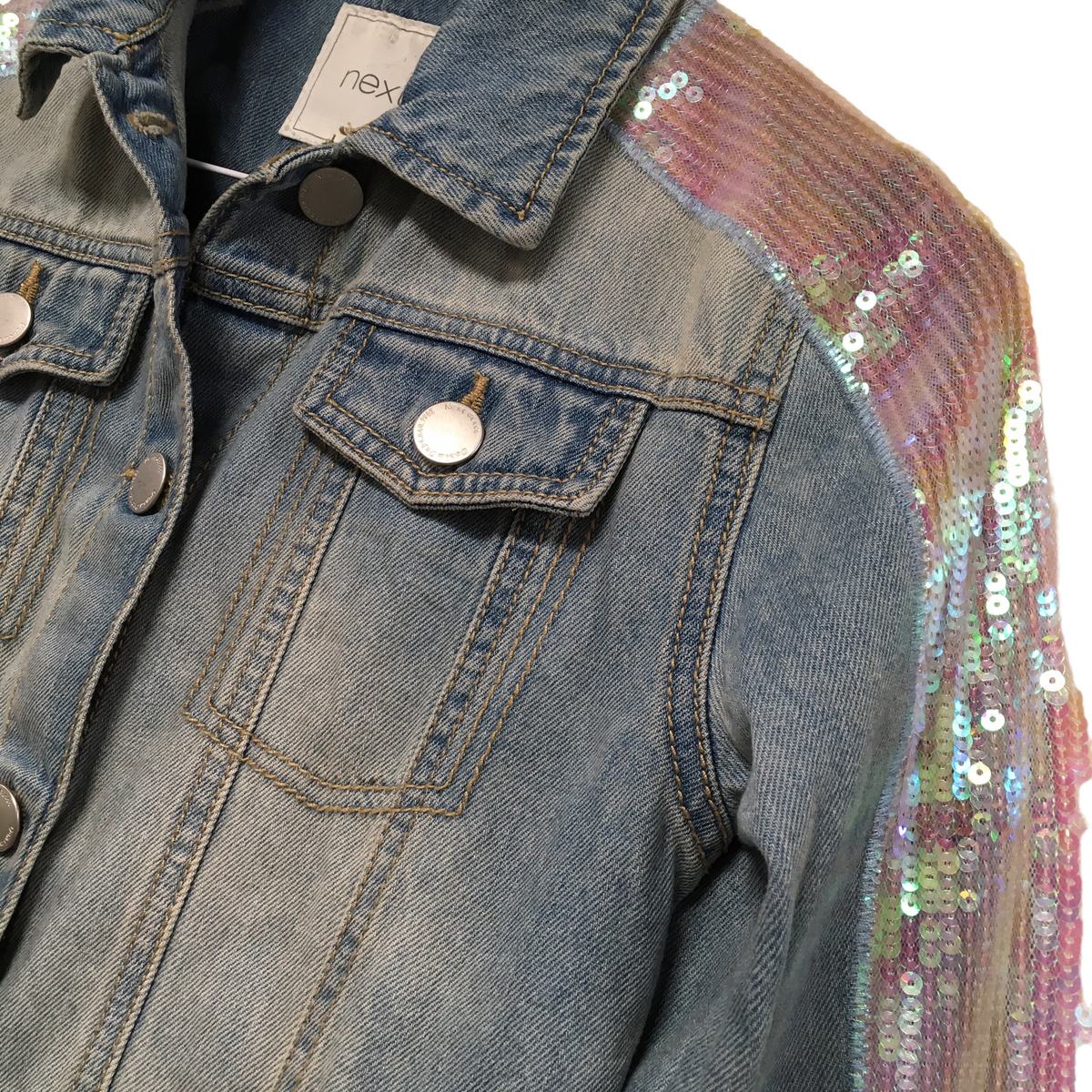 Sequin denim cheap