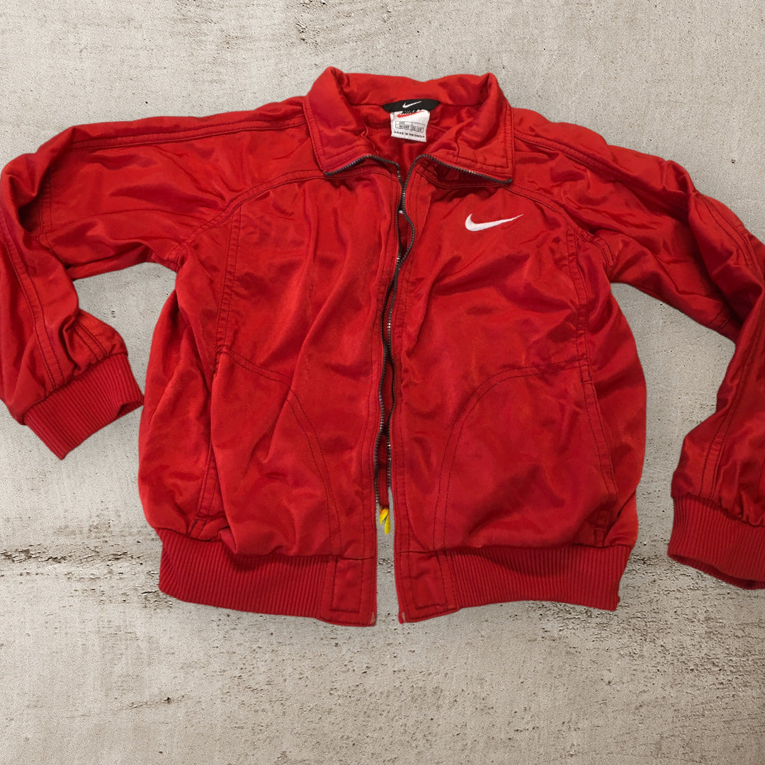 Red nike jacket online