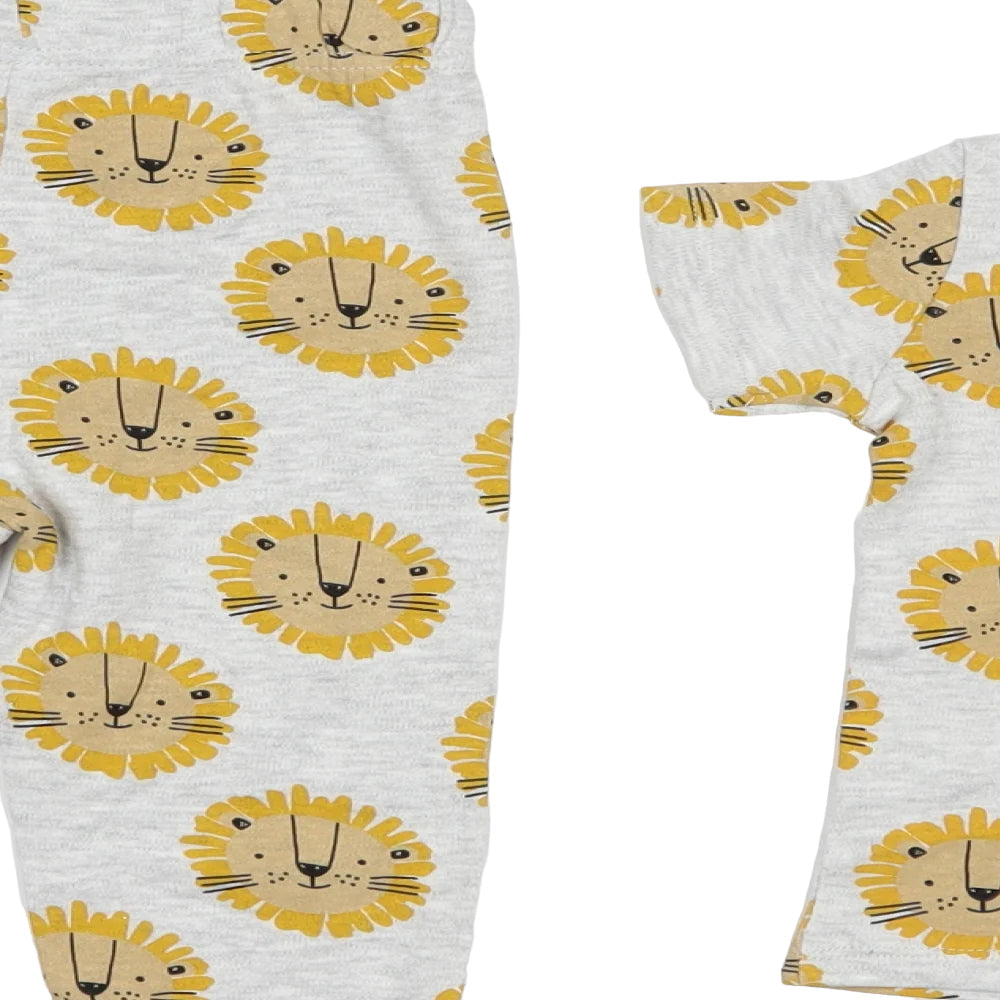 Brand New Pep Co Make Some Noise Lion Print Pyjamas Unisex 12 18m Growth Spurtz