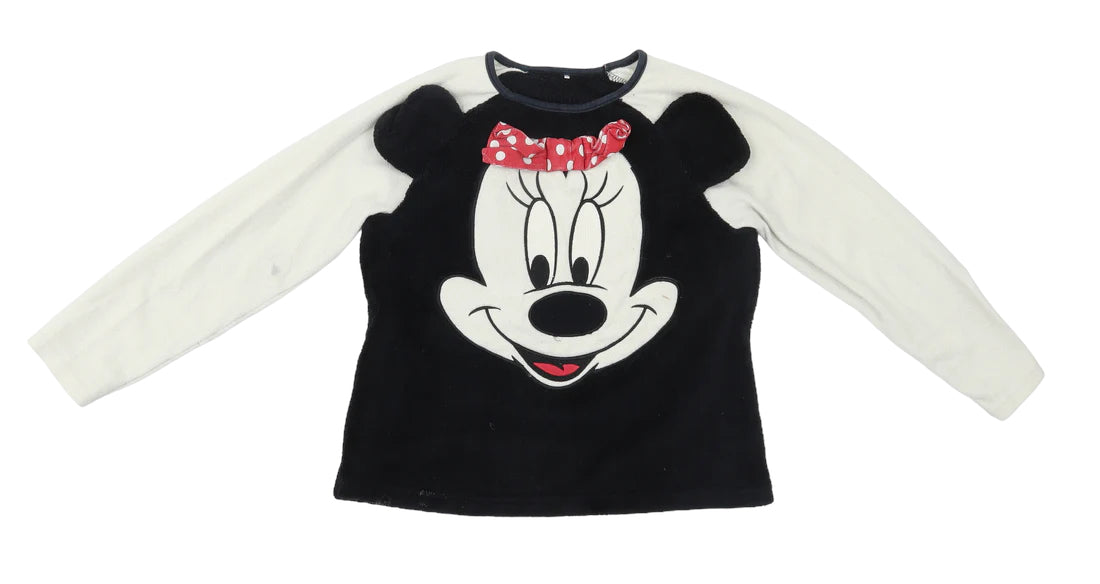 Disney at George Minnie Mouse L S Fleece Pyjamas Girls 8 9yrs