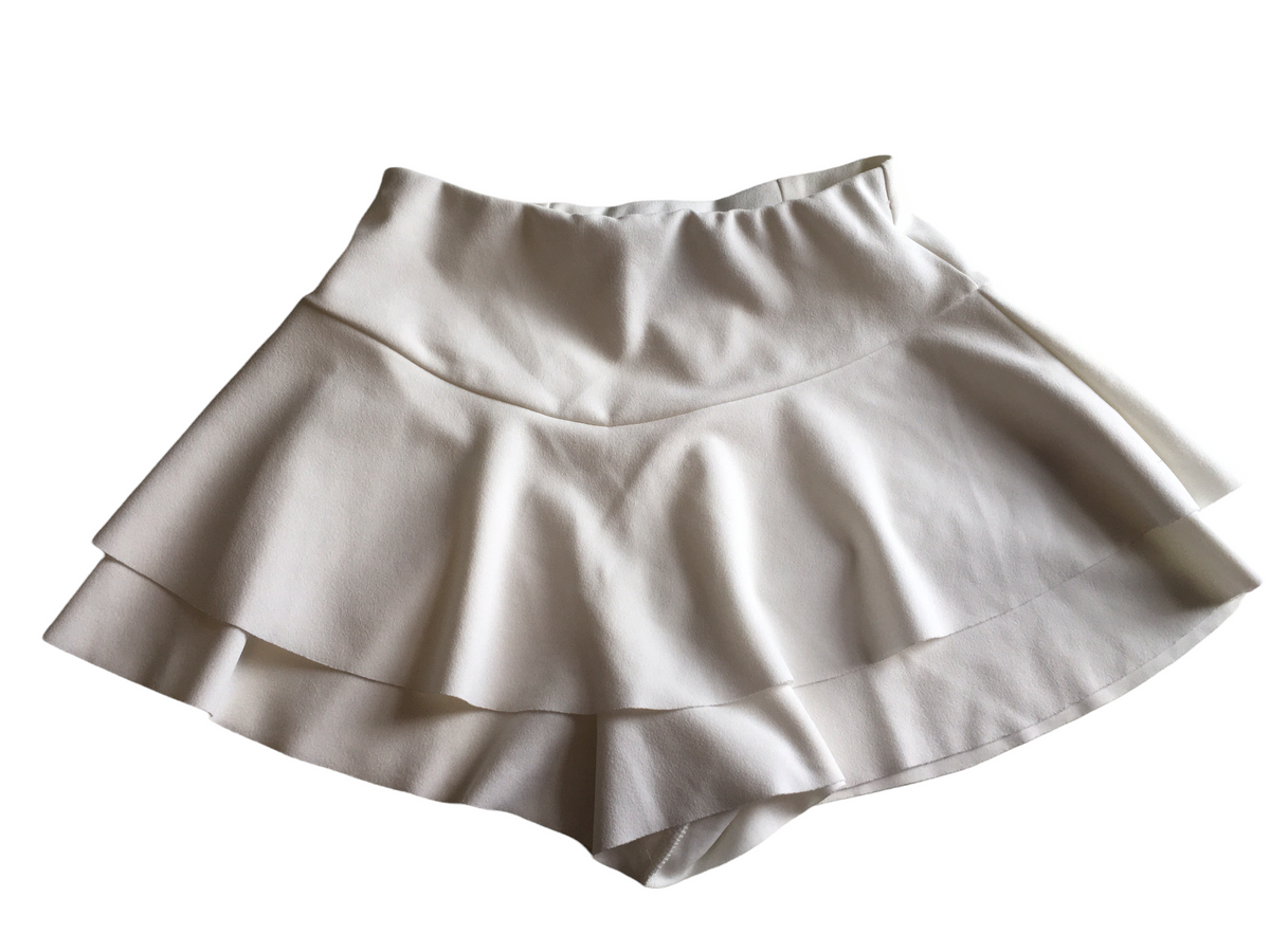 New Look 915 Generation Cream Stretch Ra Ra Skirt Girls 12 13yrs Growth Spurtz