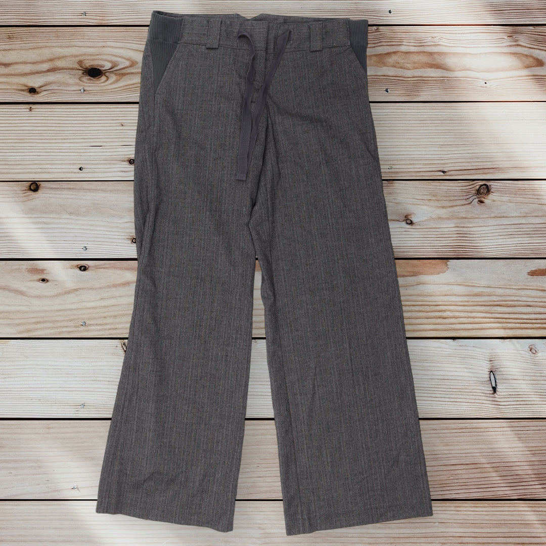 Striped sales work trousers