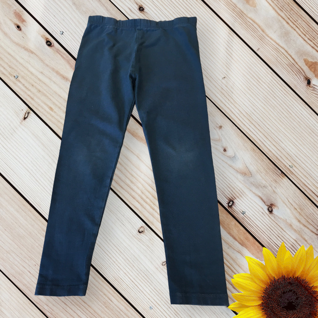 Tu Kids Mid Blue Girls Stretch Leggings Girls 6yrs Growth Spurtz