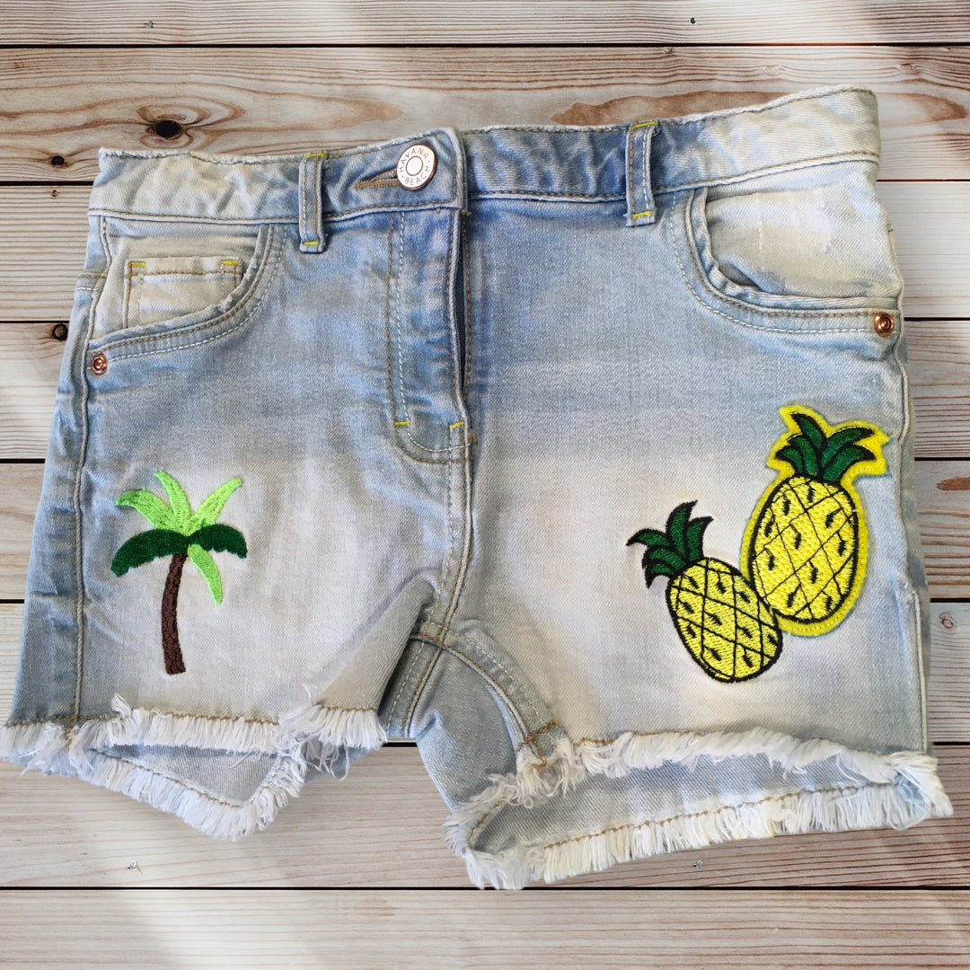 Tu denim shorts top