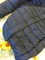 Peter Storm Navy Blue Quilted Coat With Hood - Girls 11-12yrs
