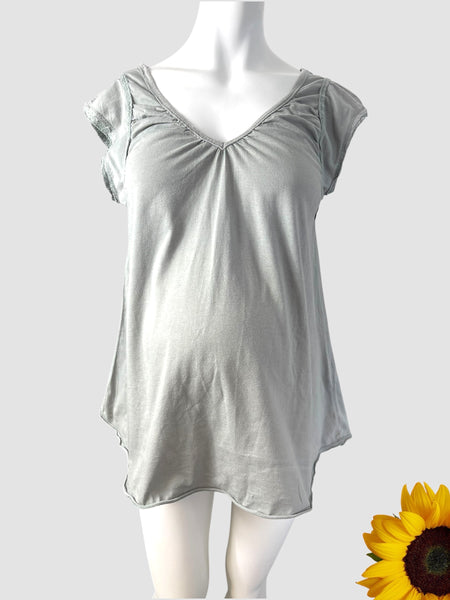 New Look Maternity Khaki Casual Summer Top - Size Maternity UK 16