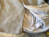 Tu Grey Knitted Hooded Jacket Cardigan Jersey Lining - Unisex 2-3yrs