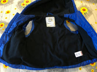 Matalan Royal Blue Quilted Gilet Jacket with Hood- Boys 12-18m