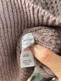 Mamas & Papas Brown Wool Mix Chunky S/S Cardigan - Size Maternity UK 12-14
