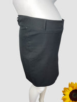 Isabella Oliver Maternity Black Straight Pencil Skirt - Size Maternity 3 UK 14/16