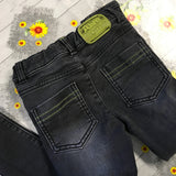 F&F Faded Black Boys Skinny Jeans with Awesome Design - Boys 3-4yrs