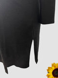 DP Maternity Black Thin Knit Long Length Cardigan with Belt - Size Maternity UK 10