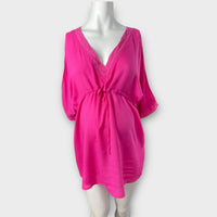 Blooming Marvellous Cerise Pink Summer Top - Size Maternity S UK 8-10