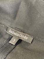 Isabella Oliver Maternity Black Straight Pencil Skirt - Size Maternity 3 UK 14/16