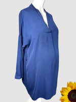 New Look Maternity Navy Blue Loose Fit Boxy Tunic Dress - Size Maternity UK 14