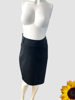 Isabella Oliver Maternity Black Straight Pencil Skirt - Size Maternity 3 UK 14/16