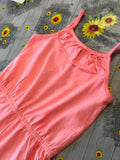 Primark Neon Orange Strappy Summer Shorts Playsuit - Girls 6-7yrs