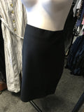 Brand New DP Maternity Black Textured Stretch Pencil Skirt - Size Maternity UK 14