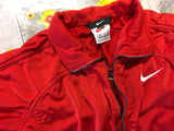 Nike Kids Red Zip Up Tracksuit Sports Top Jacket - Unisex 7-8yrs