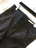 Asos Denim Maternity Washed Black Under Bump Slim Fit Jeans - Size Maternity UK 12