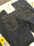 Next Maternity Dark Indigo Wash Bootcut Under Bump Jeans Reg - Size Maternity UK 10 R