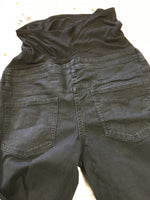 Next Maternity Black Bootcut Over Bump Jeans - Size Maternity UK 12 Regular R