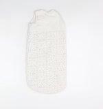 Rocha Little Rocha White Teddy Bear Print Baby & Toddler Sleeping Bag - Unisex 6-18m