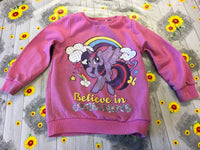 My Little Pony Believe In Unicorns Pink Jumper - Playwear - Girls 4-5yrs