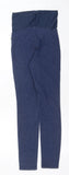 Brand New H&M Mama High Rib Dark Blue Denim Jeggings Recycled Cotton - Size Maternity S UK 8-10
