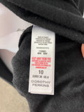 DP Maternity Black Thin Knit Long Length Cardigan with Belt - Size Maternity UK 10