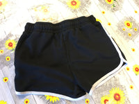 Primark Black & White Jersey Shorts - Girls 10-11yrs
